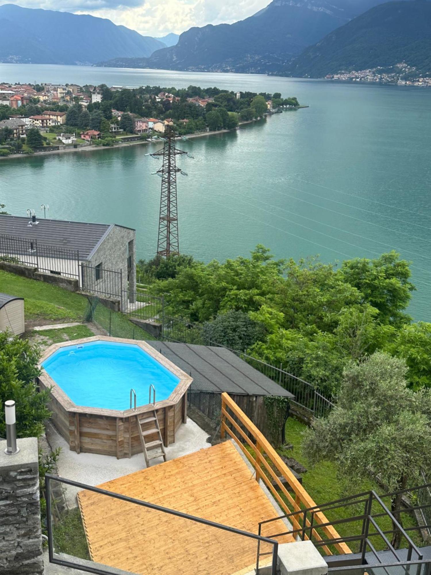 Casa Angela Villa Dervio Bagian luar foto